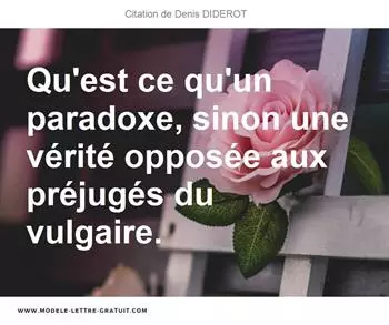 Citations Denis DIDEROT