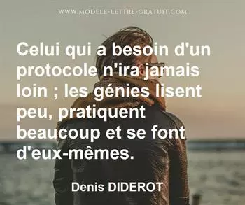 Citation de Denis DIDEROT