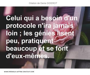 Citations Denis DIDEROT
