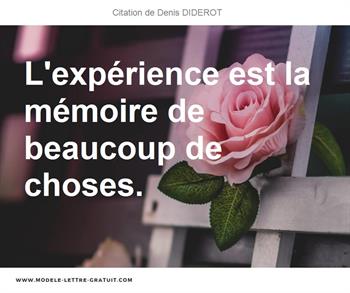 Citations Denis DIDEROT