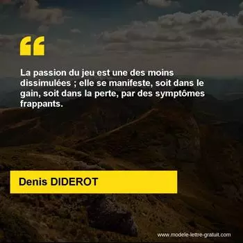 Citation Denis DIDEROT