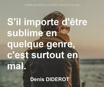 Citation de Denis DIDEROT