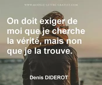 Citation de Denis DIDEROT