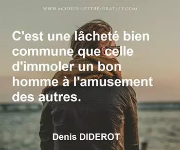Citation de Denis DIDEROT