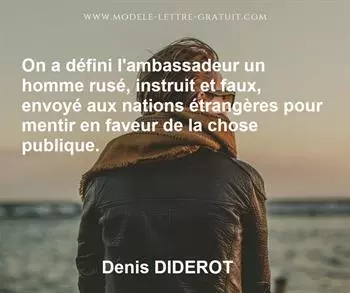 Citation de Denis DIDEROT