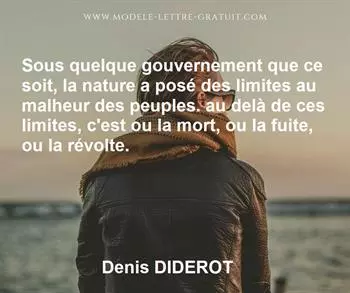 Citation de Denis DIDEROT