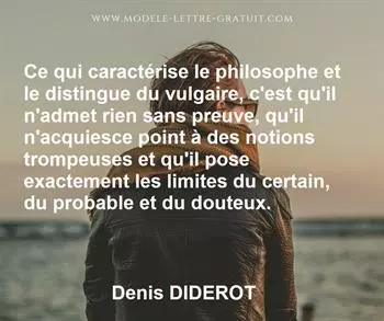 Citation de Denis DIDEROT