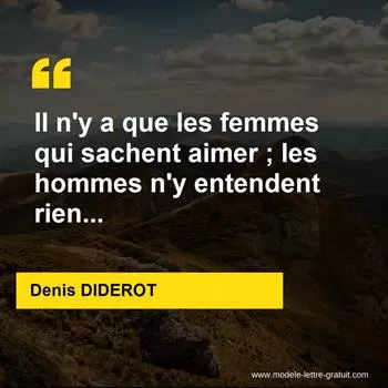 Citation Denis DIDEROT