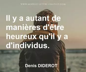 Citation de Denis DIDEROT
