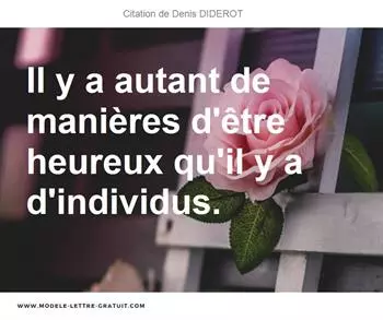 Citations Denis DIDEROT