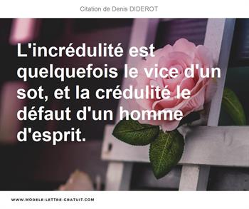 Citations Denis DIDEROT