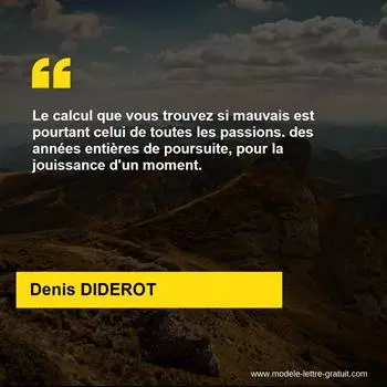Citation Denis DIDEROT