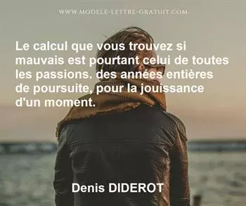 Citation de Denis DIDEROT
