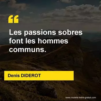 Citation Denis DIDEROT