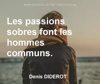 Citation de Denis DIDEROT