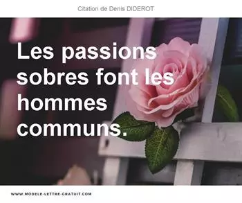 Citations Denis DIDEROT