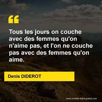 Citation Denis DIDEROT