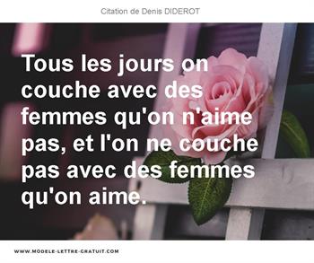 Citations Denis DIDEROT