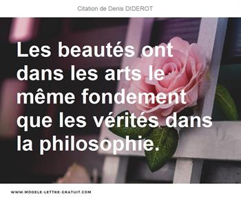 Citations Denis DIDEROT