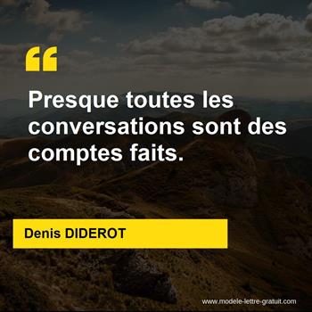 Citations Denis DIDEROT