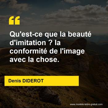 Citation de Denis DIDEROT