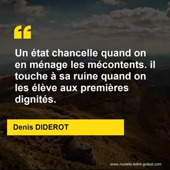 Citation Denis DIDEROT