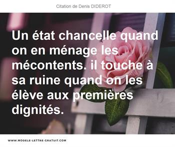 Citations Denis DIDEROT
