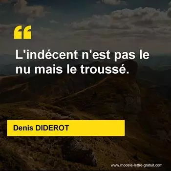 Citation Denis DIDEROT