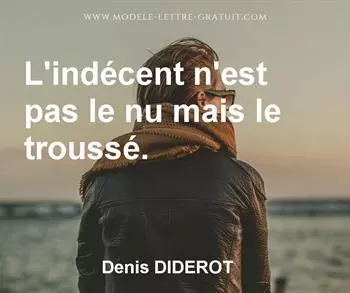 Citation de Denis DIDEROT