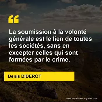 Citation Denis DIDEROT