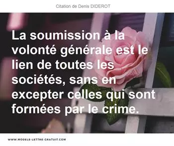 Citations Denis DIDEROT