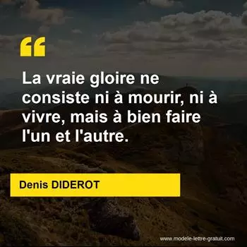 Citation Denis DIDEROT