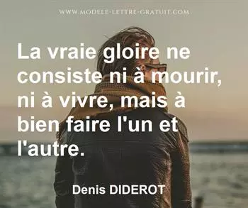 Citation de Denis DIDEROT