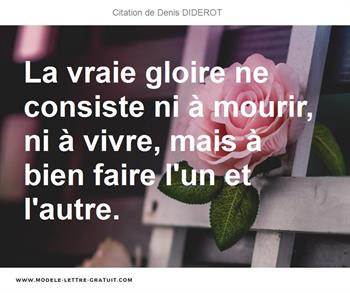 Citations Denis DIDEROT