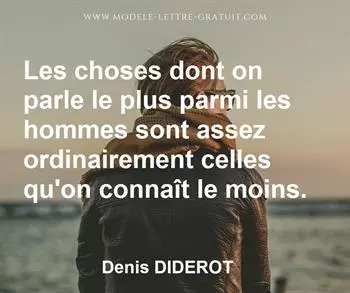 Citation de Denis DIDEROT