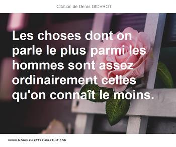 Citations Denis DIDEROT