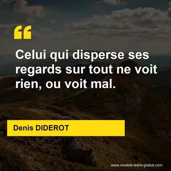 Citation Denis DIDEROT