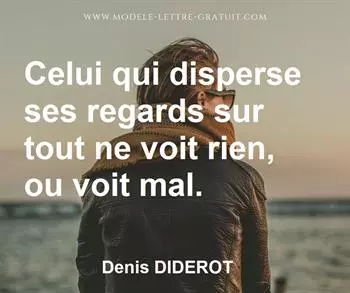 Citation de Denis DIDEROT