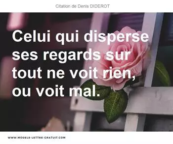 Citations Denis DIDEROT