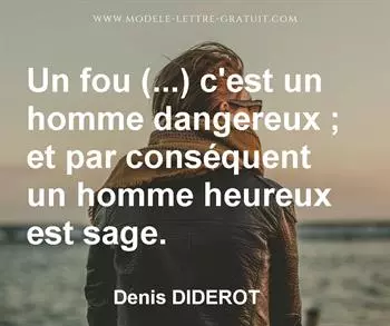 Citation de Denis DIDEROT