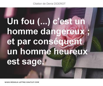 Citations Denis DIDEROT