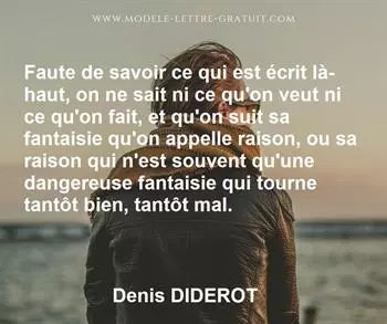 Citation de Denis DIDEROT