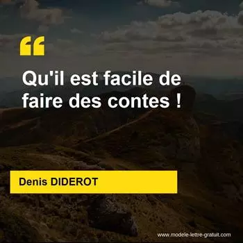 Citation Denis DIDEROT