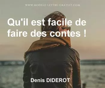 Citation de Denis DIDEROT