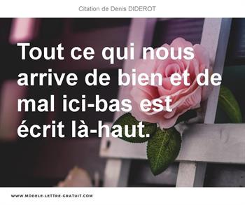 Citations Denis DIDEROT