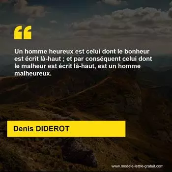 Citation Denis DIDEROT