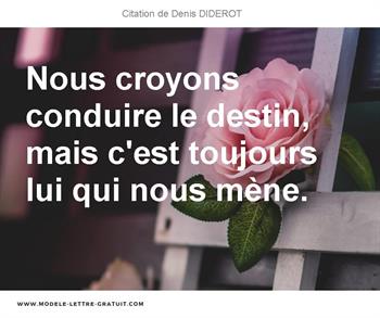 Citations Denis DIDEROT