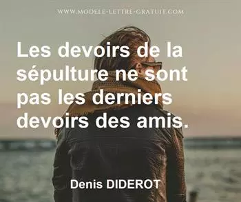 Citation de Denis DIDEROT