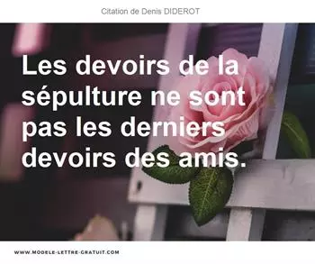 Citations Denis DIDEROT