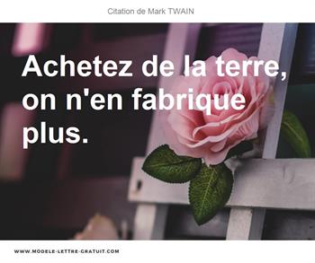 Citations Mark TWAIN